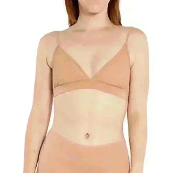 Nude Barre Mesh Bralette 8AM Size Large New - Picture 2 of 2